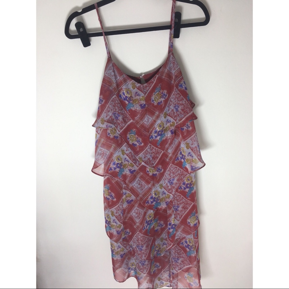 Free people 10 tiered ruffled layered dress